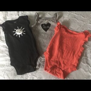 Carters and chick pea baby clothes